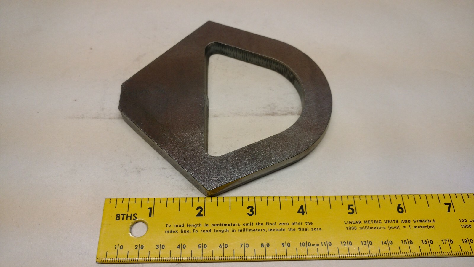 3/8" WELD ON LIFTING EYE - D-RING - SHACKLE MOUNT - TRAILER TIE DOWN - TOW STRAP