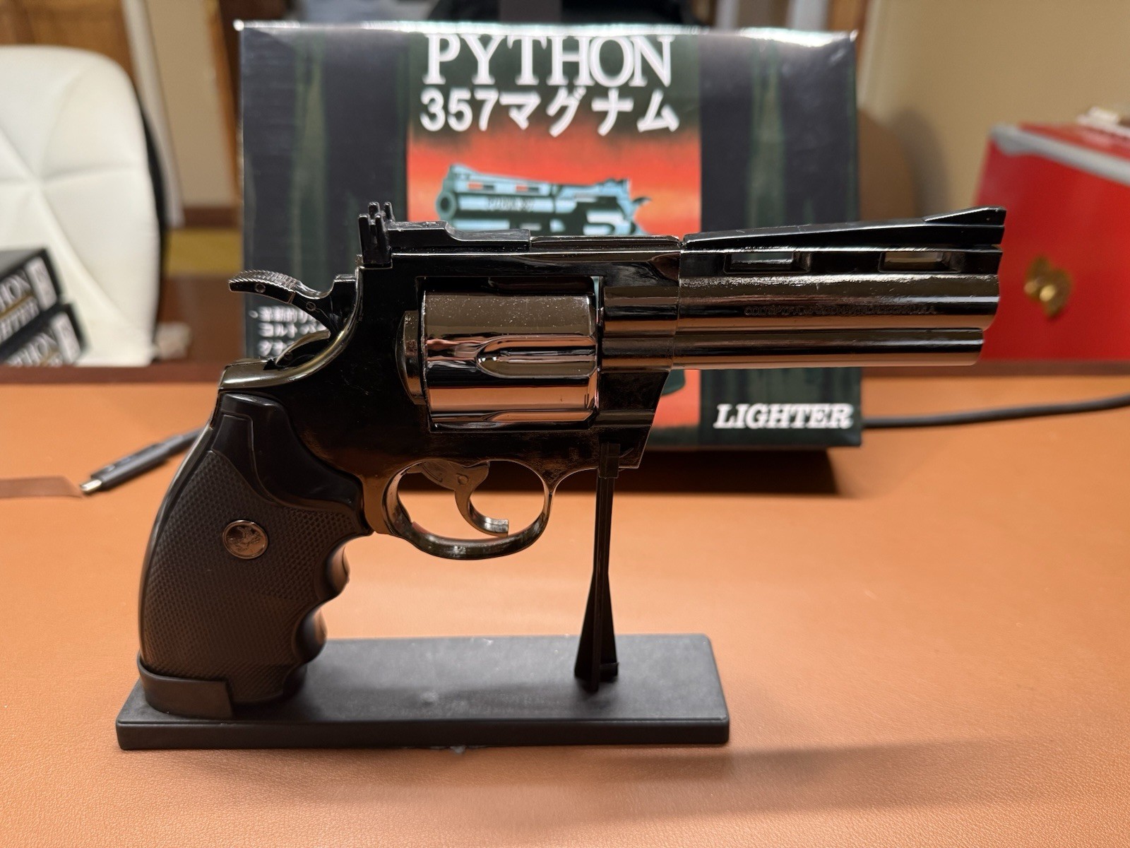 Colt Python 357 Gun Pistol Jet Torch Lighter 1:1 Scale Full Metal Quality Rare