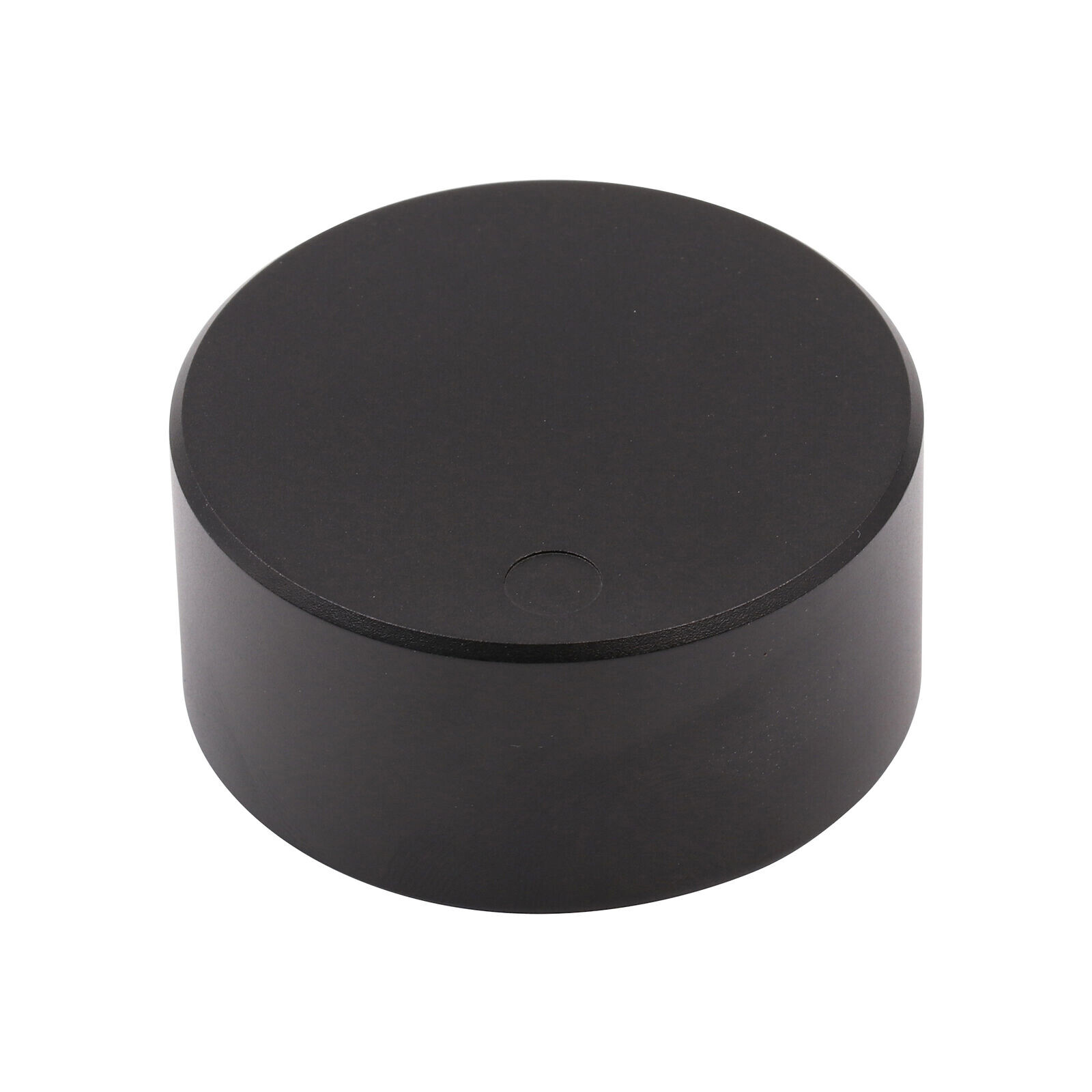 1Pc 48*22mm Black High end Machined Solid Aluminum Pointer Knob Volume screw