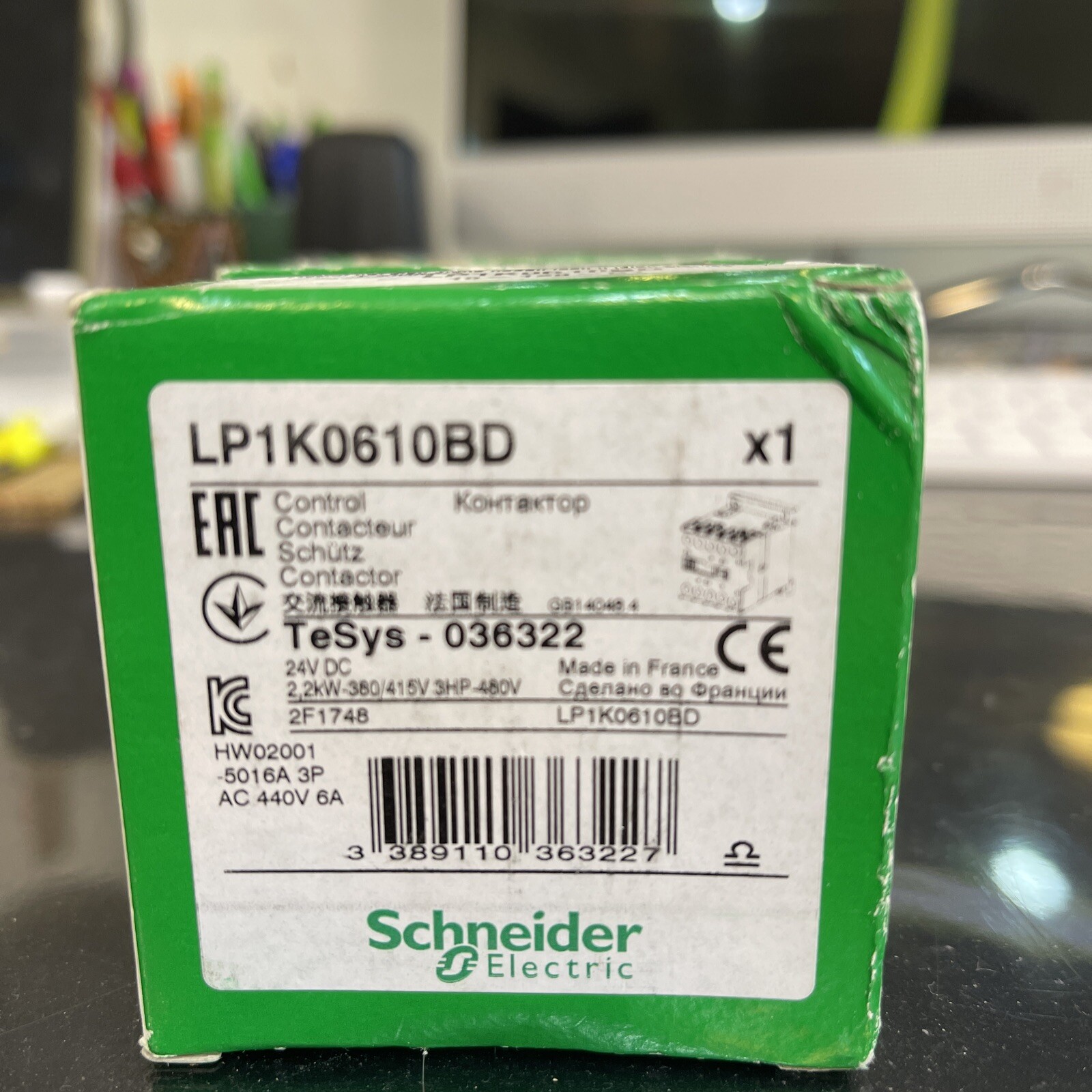 SCHNEIDER DC CONTATOR. LP1K0610BD. Lot2 Pcs.