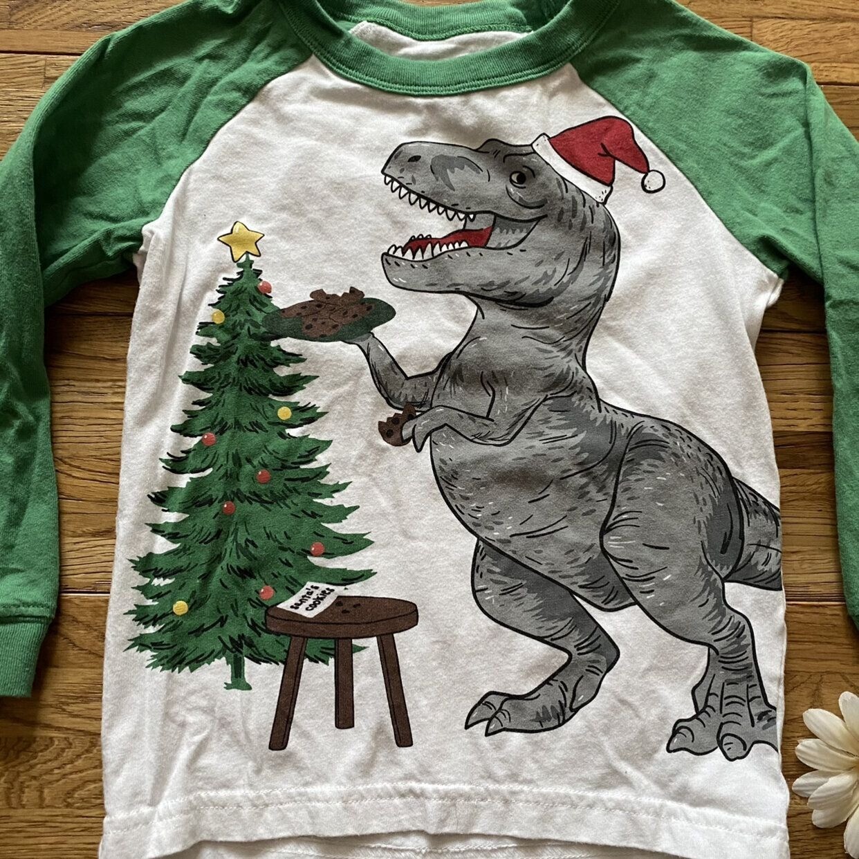 Carter's Dino Christmas Shirt Size 3t