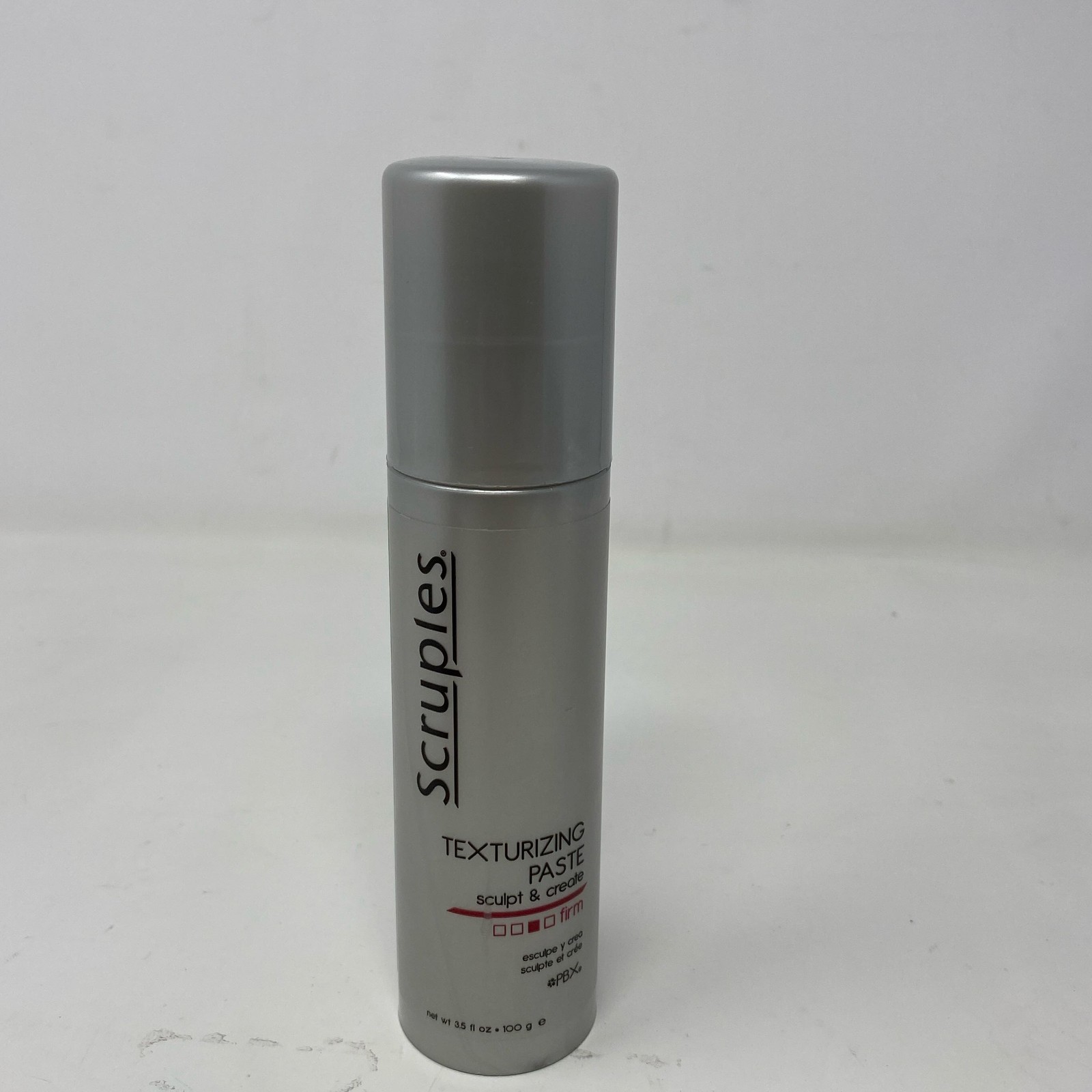 Scruples Texturizing Paste Sculpt & Create 3.5 oz, Silver Bottle