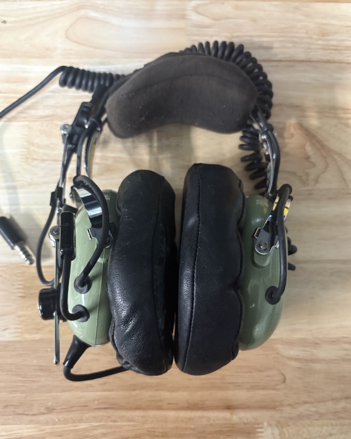 DAVID CLARK AVIATION H10-76 AVIATION HEADSET MILITARY SPEC One Ear Piece Worn