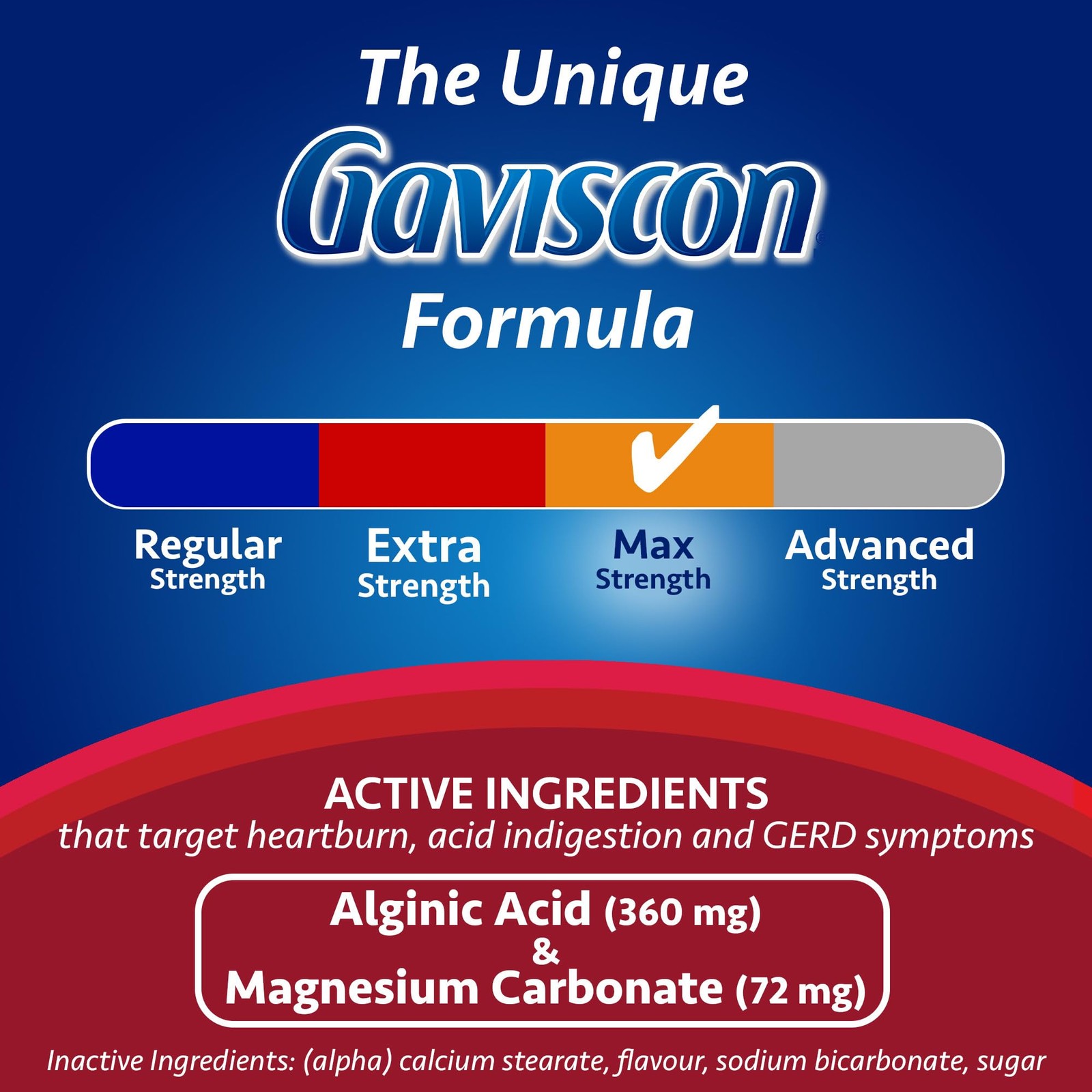 Gaviscon Max Berry Heartburn Relief 18 Count