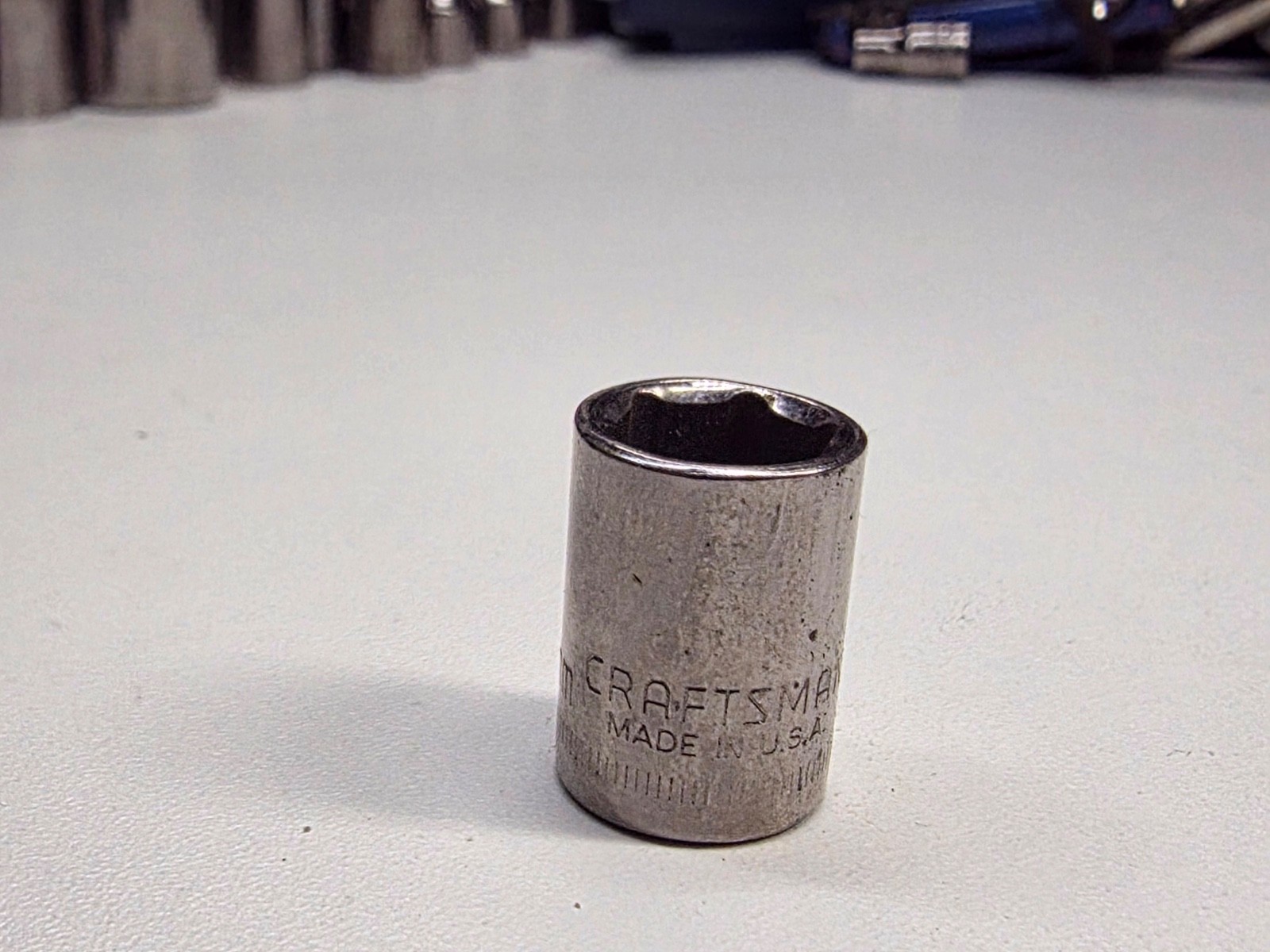 Craftsman Size 11mm x 1/4" Drive 6 Point Socket 43509 Inverted G2