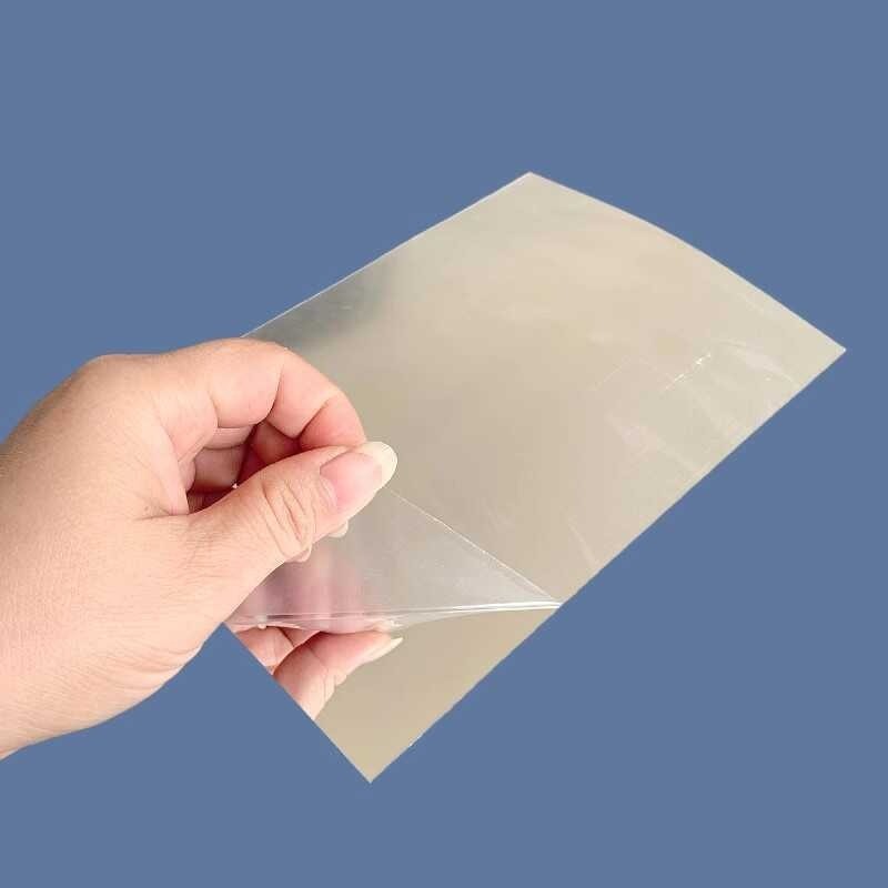 10pc 15x15cm/20x20cm PET Soft Mirror 0.2mm Ultra Thin Croppable Mirror Pasible