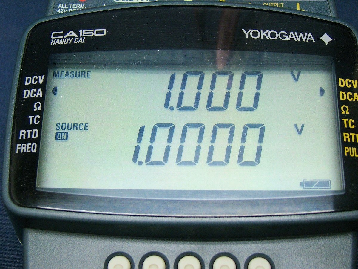 YOKOGAWA CA150 Handy Calibrator Multifunction Process Calibrator w/ RJ Sensor