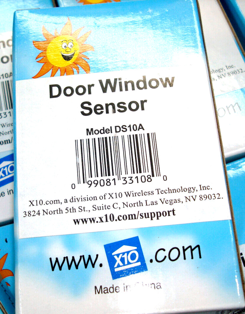 x-10 Wireless Door Window Sensor Model DS10A