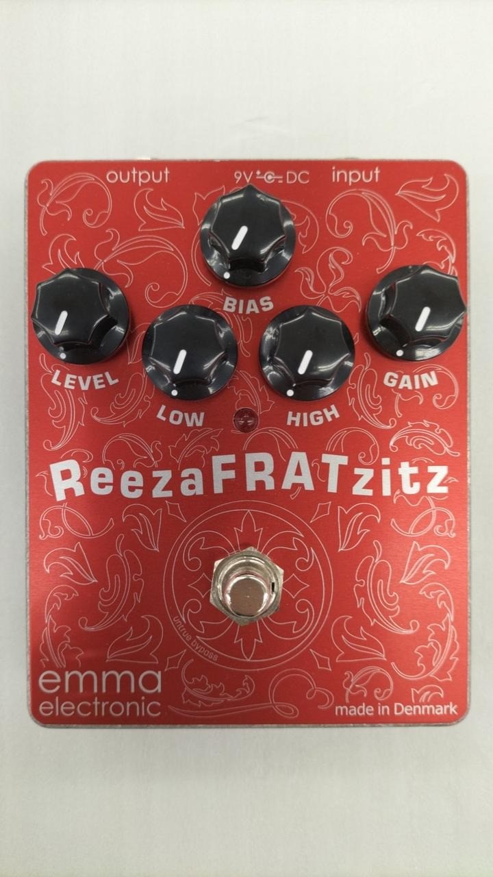 Emma Electronic ReezaFRATzitz Distortion   Overdrive Pedal 9v