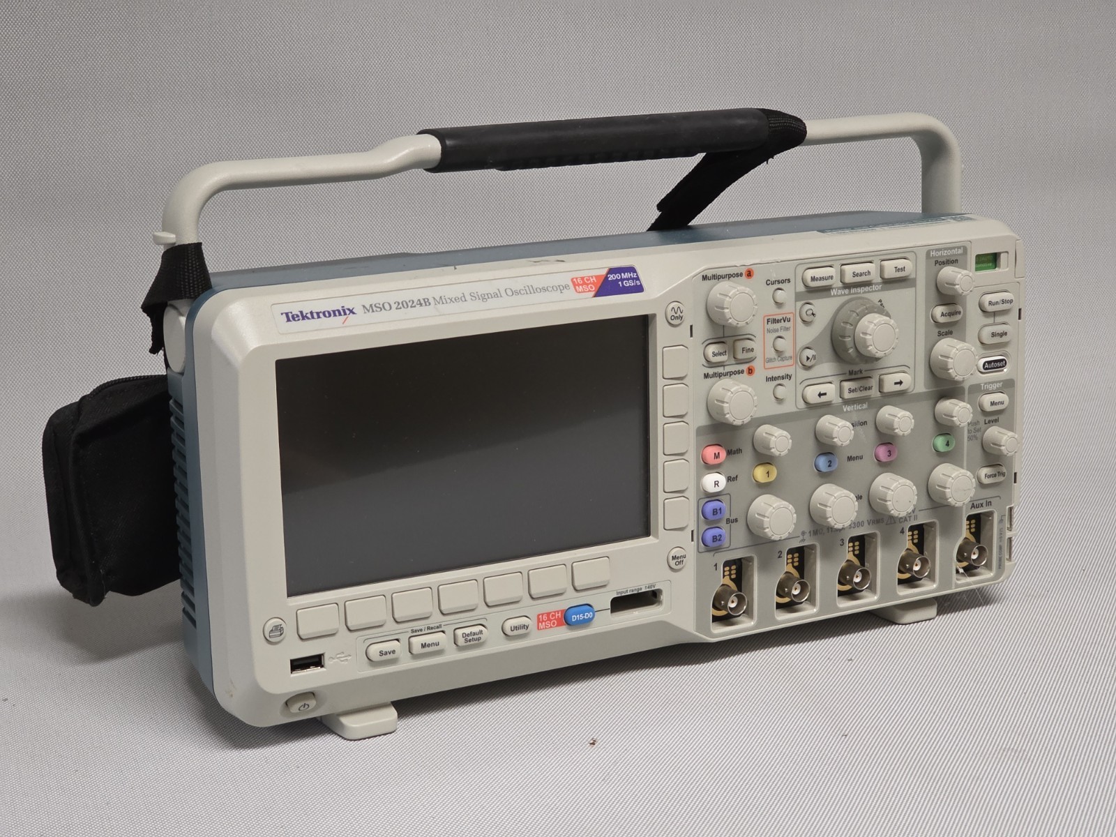 Tektronix MSO2024B Mixed Signal Oscilloscope 200MHz 16Ch 1GS For Parts/Repair