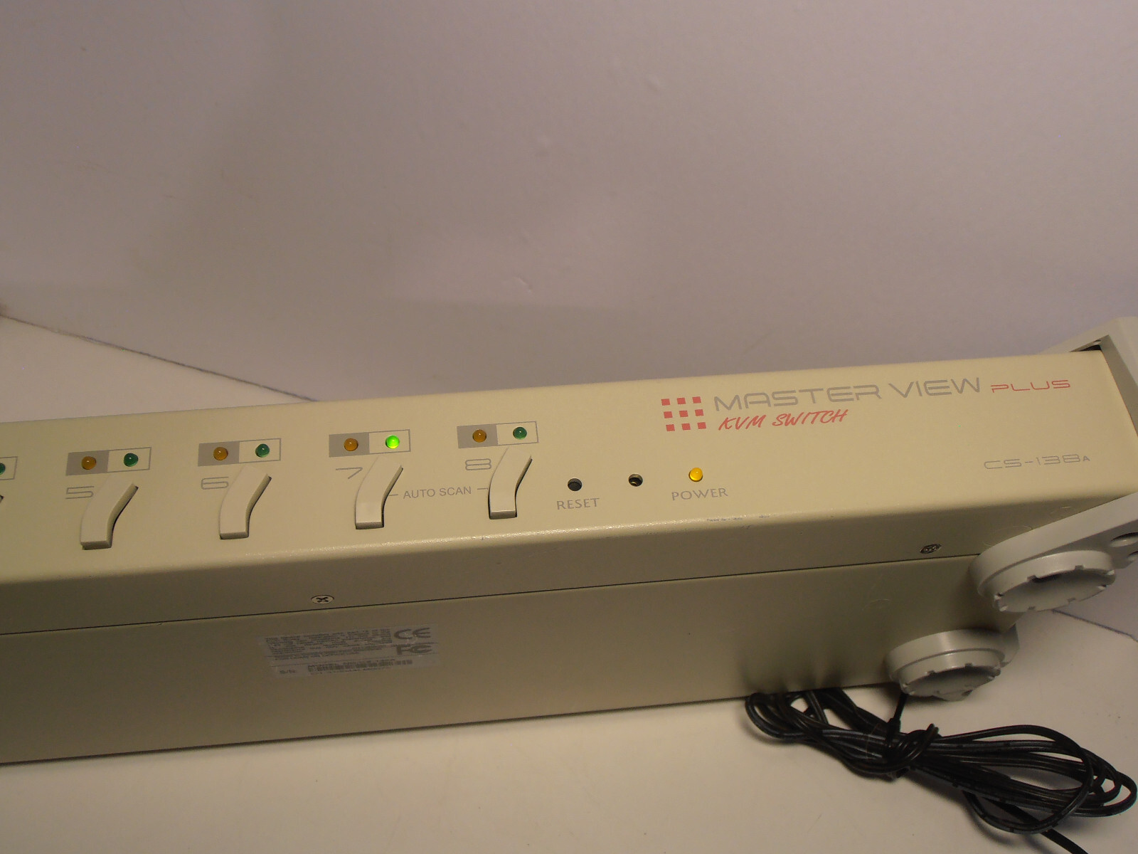 Master View max (CS138A) 8-Ports External KVM Plus switch 