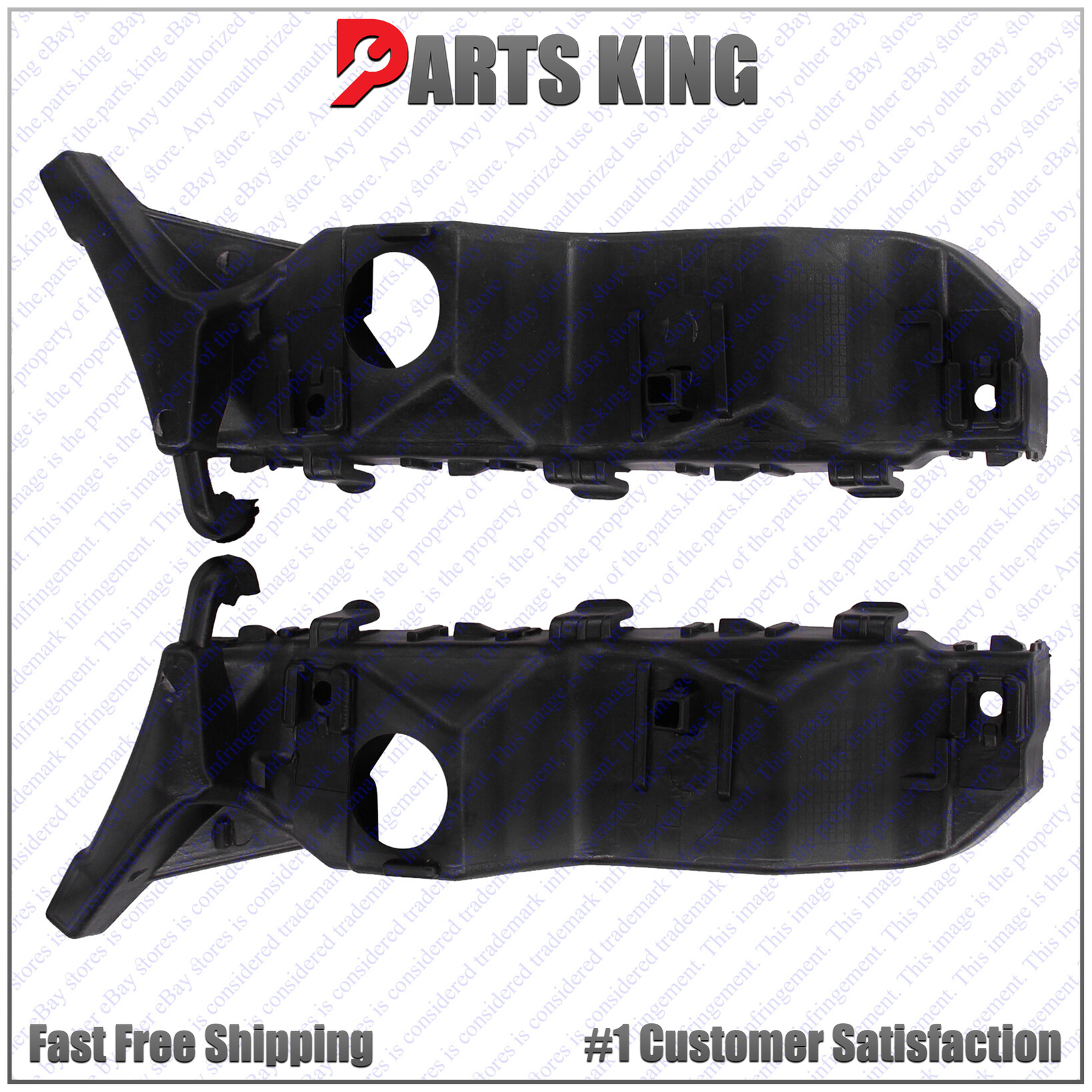 For 2019 2020 Hyundai Santa Fe Front Bumper Brackets Left Right Set 2pcs