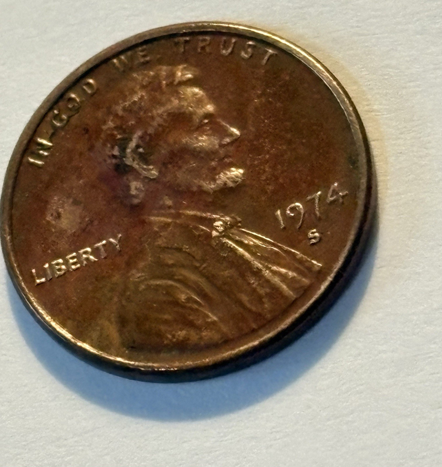 1974-S 1C RD Lincoln Cent