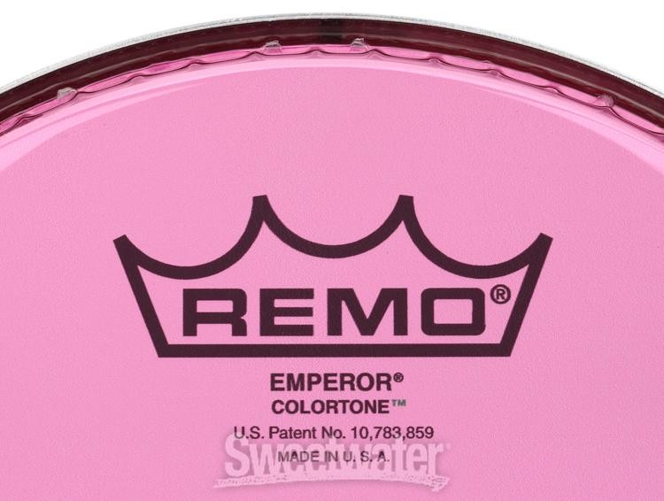 Remo Emperor Colortone Pink Drumhead - 8 inch