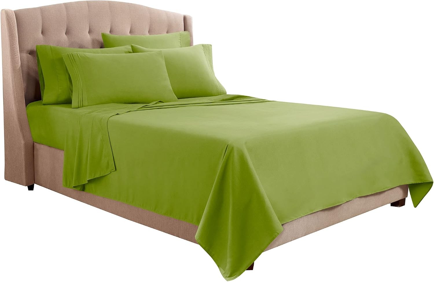 Bed Sheets Premier 1800 Series Bed Sheet Set with Extra Set Pillowcases Deep