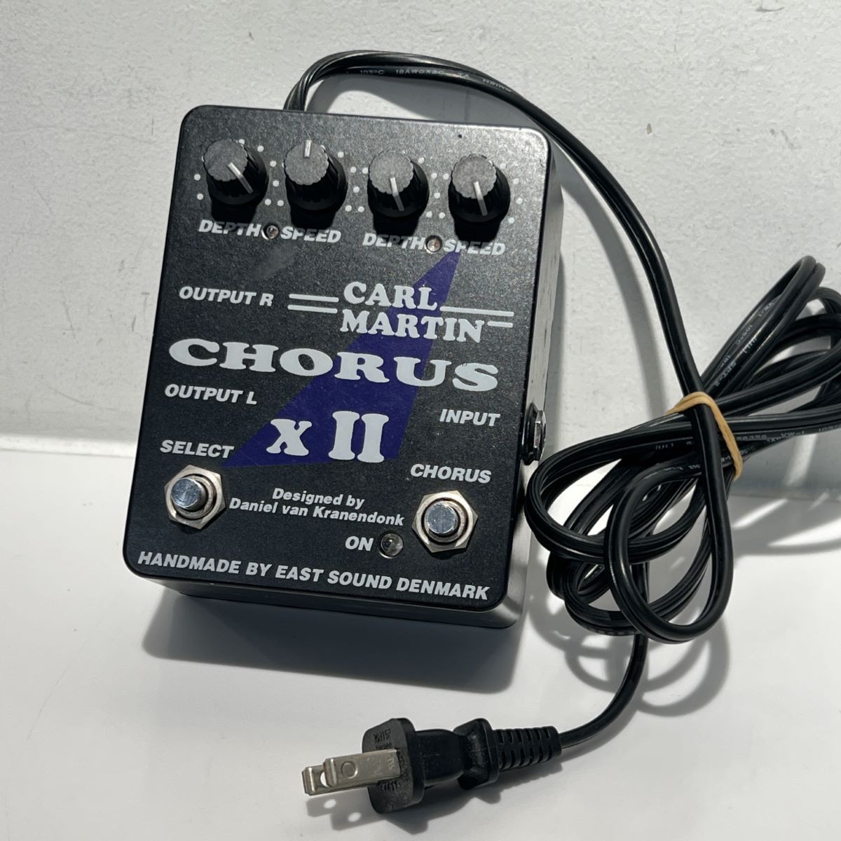 Carl Martin Chorus X 2 Guitar Effects Pedal Dual Chorus Used With Scratches