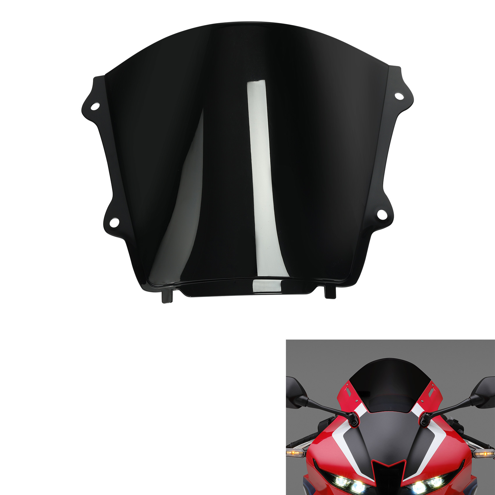Duble Bubble Windshield Windscreen Fit For Honda CBR600RR 600RR CBR600RA 13-2024