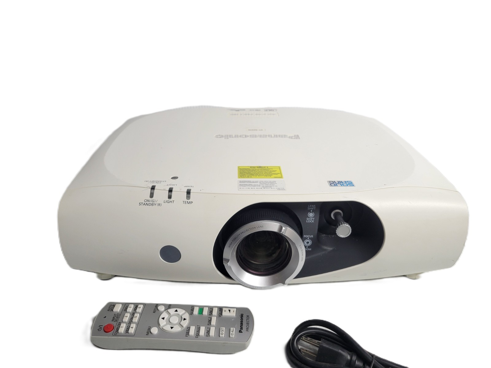 Panasonic RZ 370 Full HD 1080p DLP HDMI Laser Projector PT-RZ370U 11425 hrs