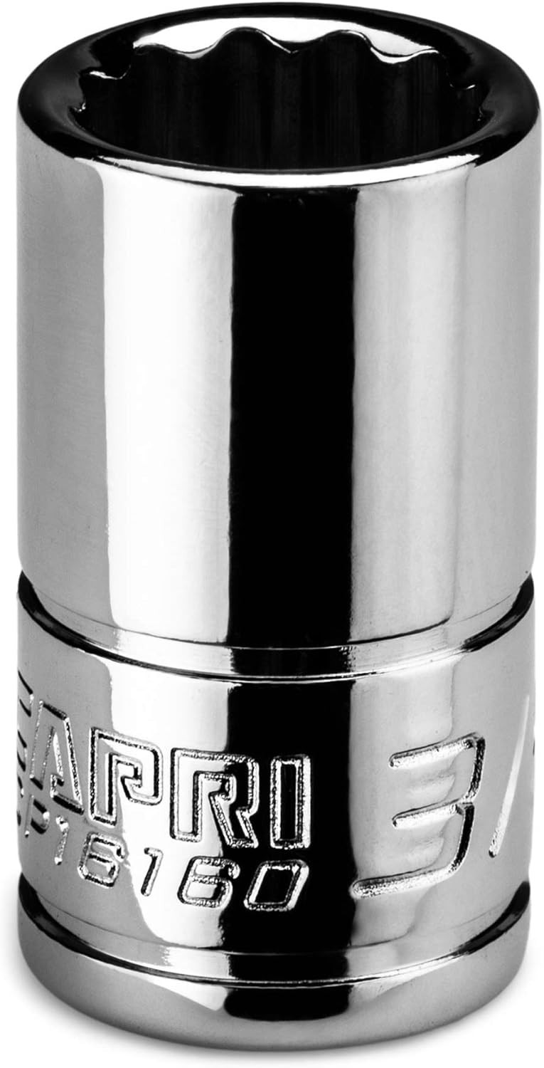 3/8 in. Shallow Socket, 1/4 in. Drive, 12-point, SAE