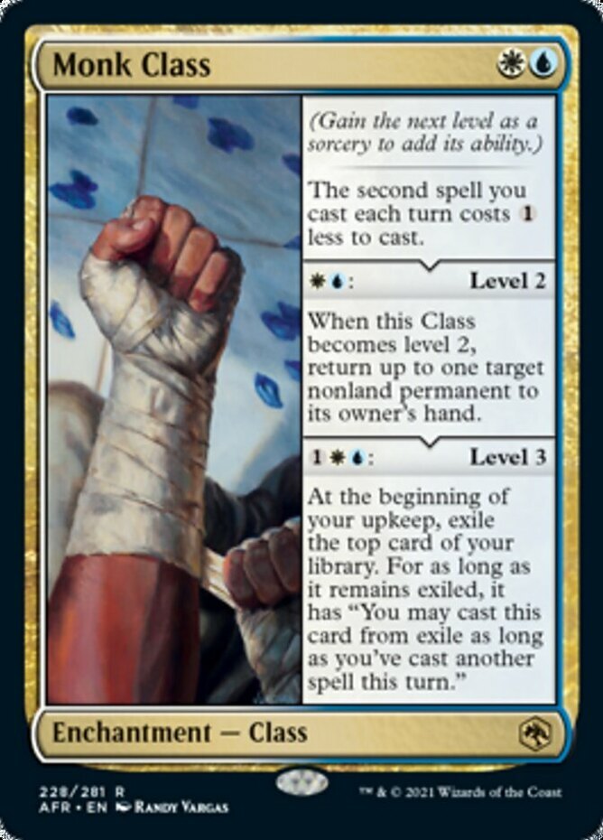x1 Monk Class R MTG Adventures in the Forgotten Realms M/NM, English