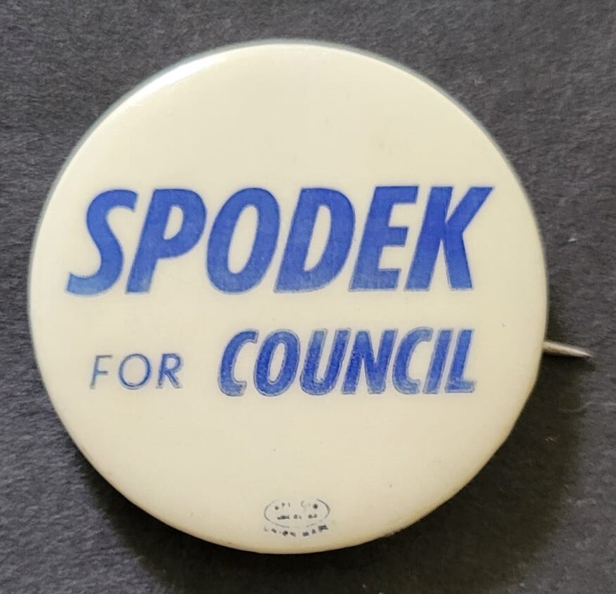 1960s Judge Ellen Spodek from Brooklyn for  City Council Button Pinback Vintage