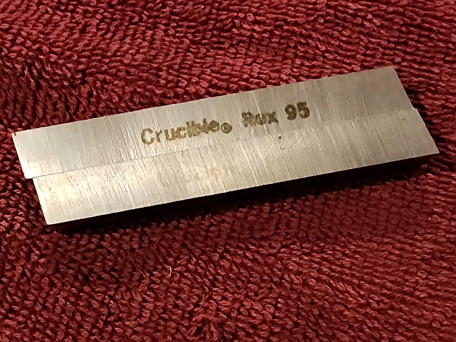 Lot of 2 Crucible  REX 95  Lathe Tool Bits, 3/8" x 3", New Old Stock