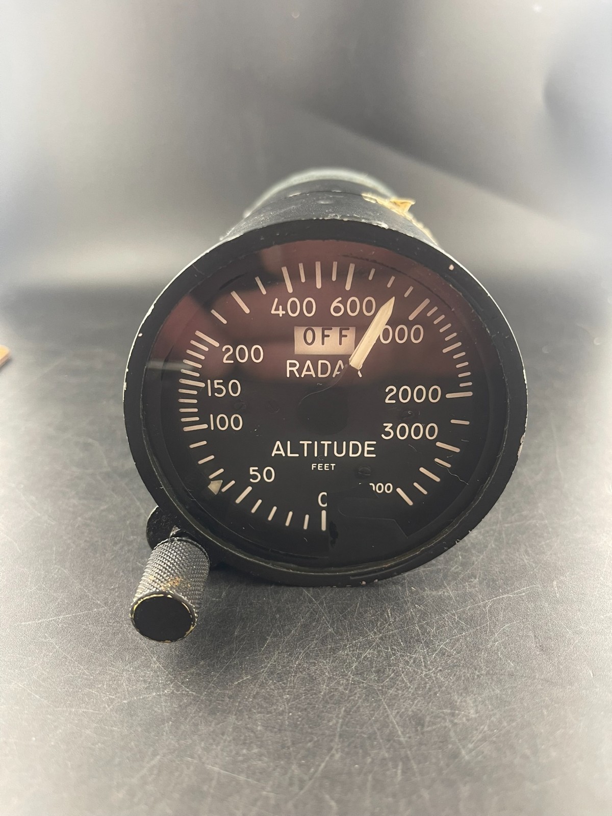Vintage Aircraft Radar Altimeter Gauge Malwin Electronics PN 15T1-1
