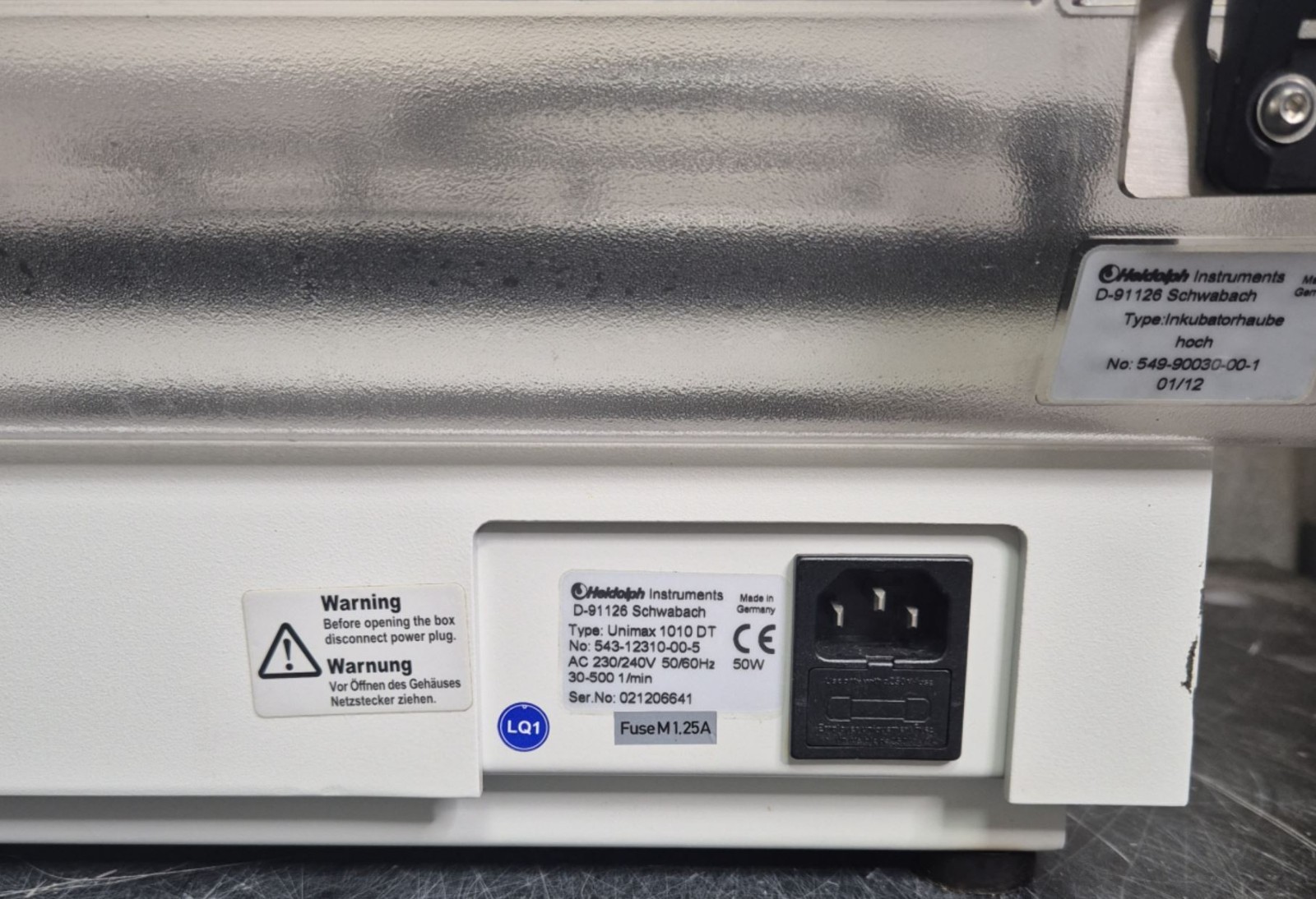 Heidolph Unimax 1010+Incubator 1000