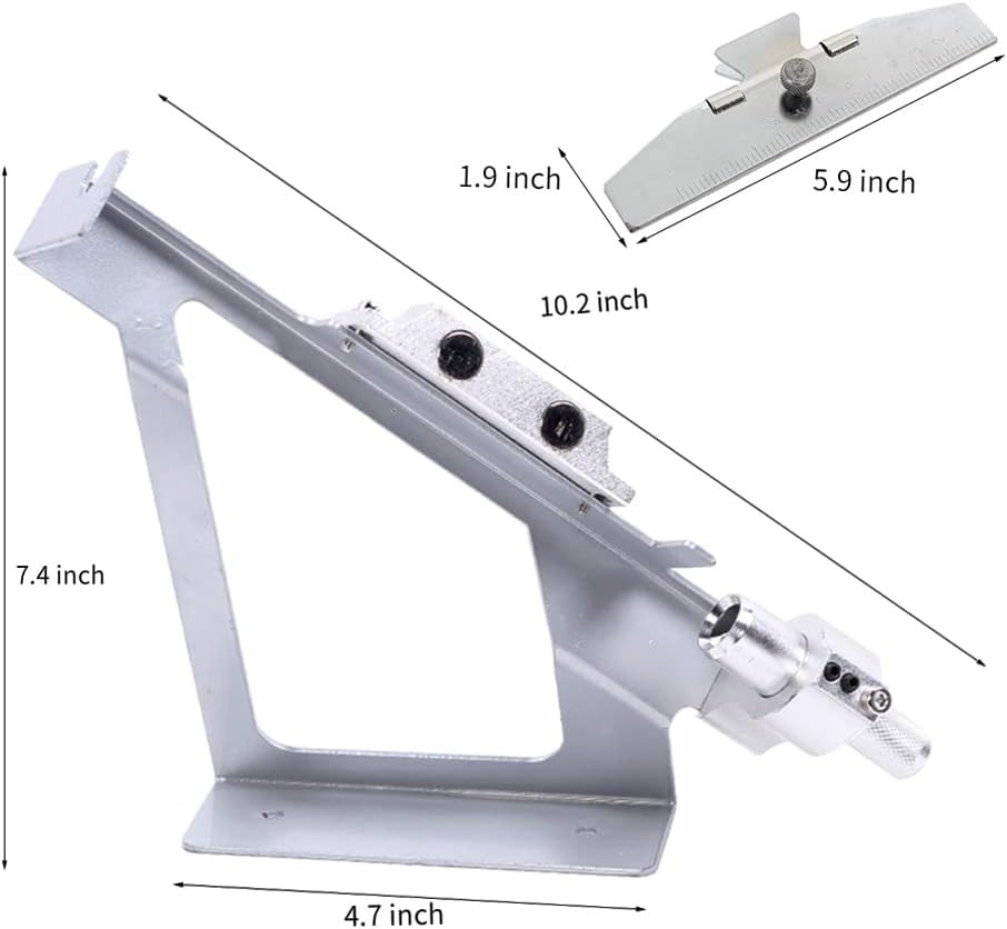 Archery Fletching Jig Adjustable with Straight Clamps DIY Making Carbon Arrows