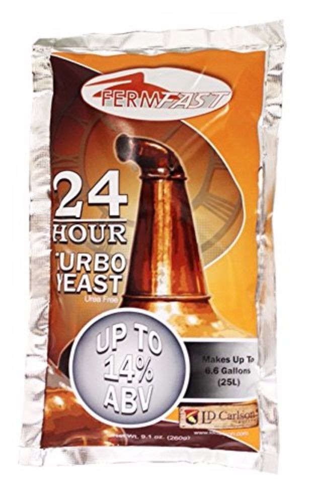 24 HOUR TURBO YEAST FERMFAST 260g PACKET of Distillers Yeast