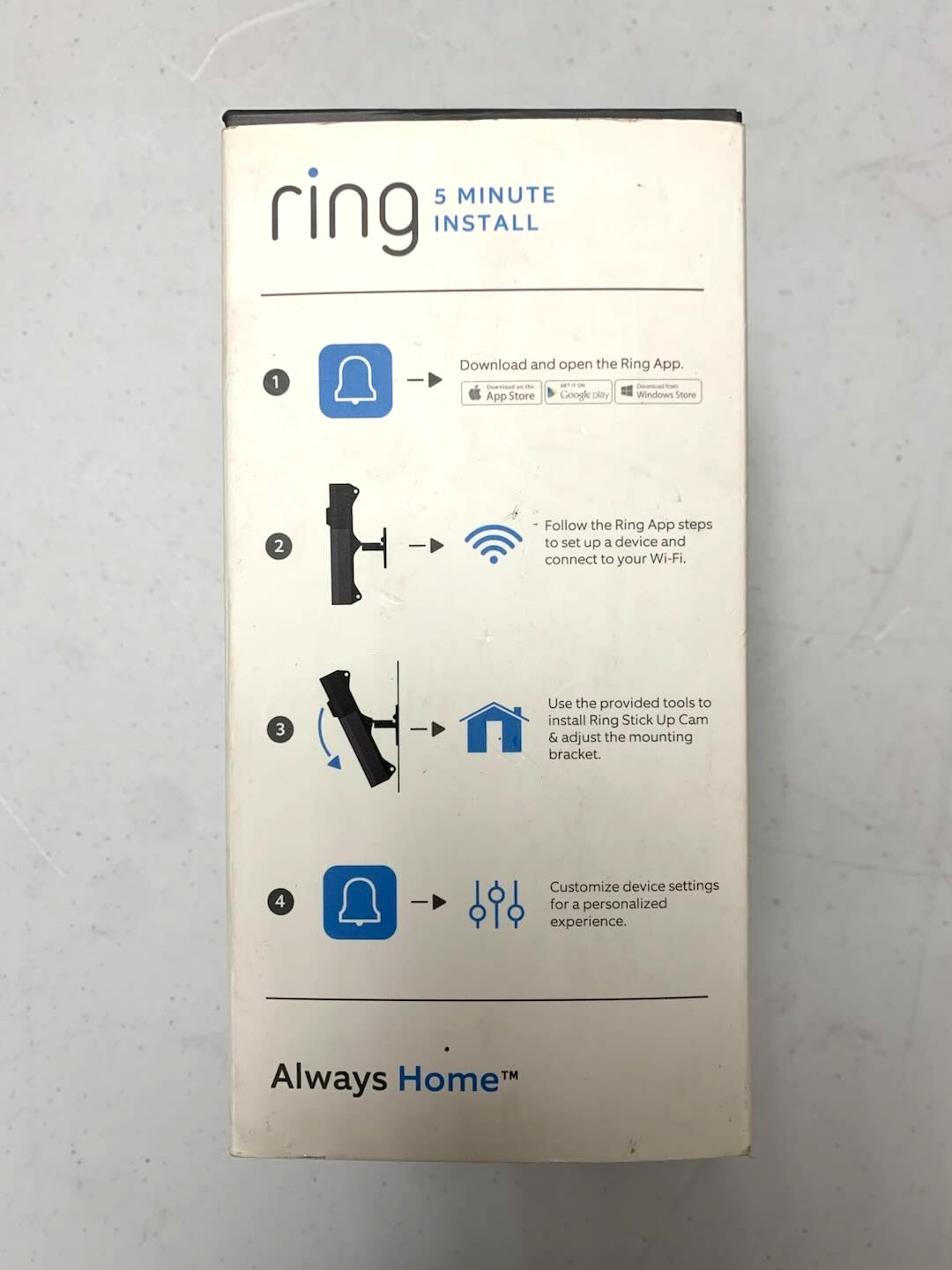 Ring Stick Up Cam Wireless Wire-Free Outdoor Security Camera NEW