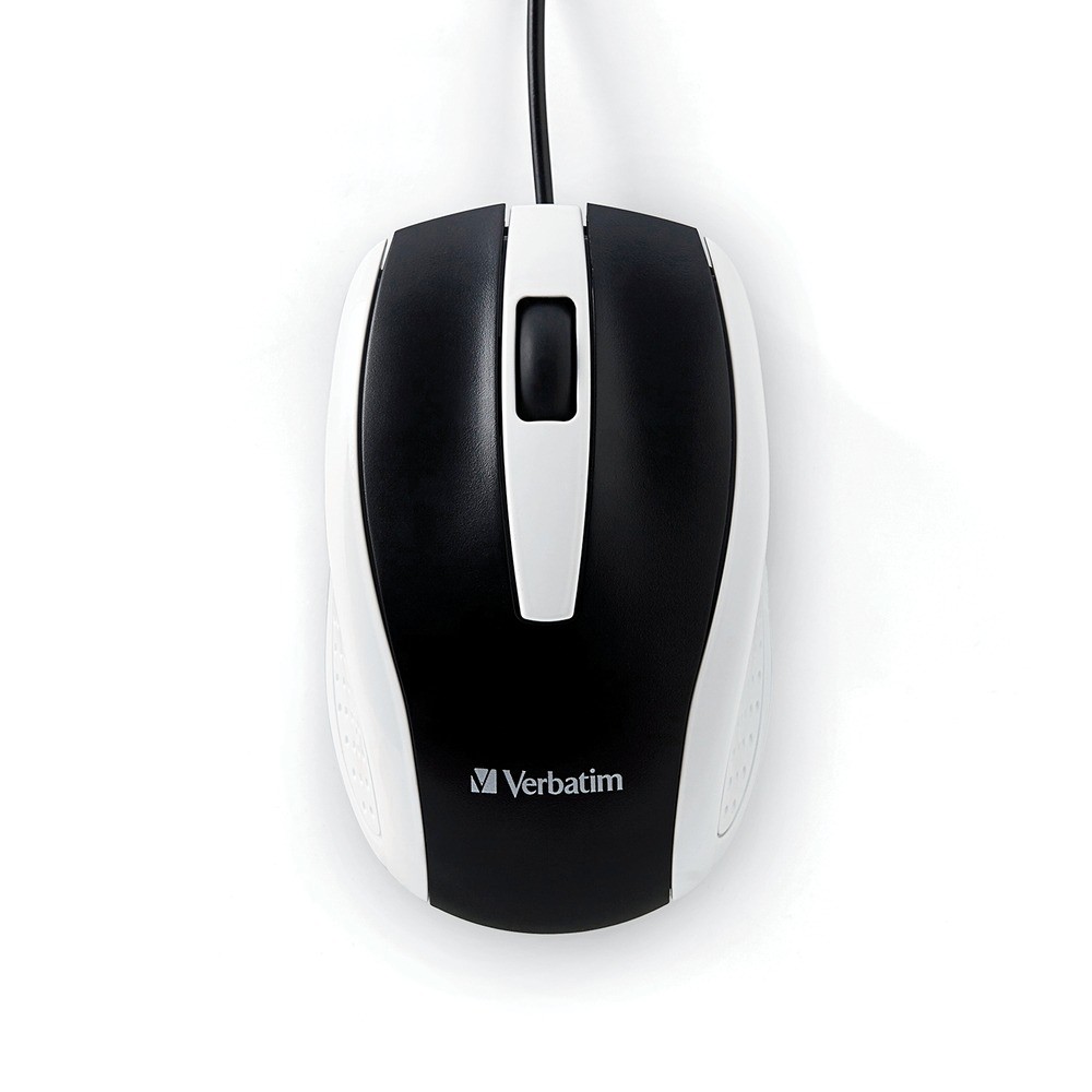 Verbatim Americas Llc 99740 Bravo Corded Notebook Optical Mouse White