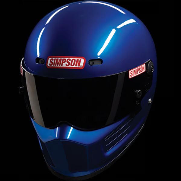 Simpson Racing 7210045 SA2020 Super Bandit Racing Helmet Adult XL Blue