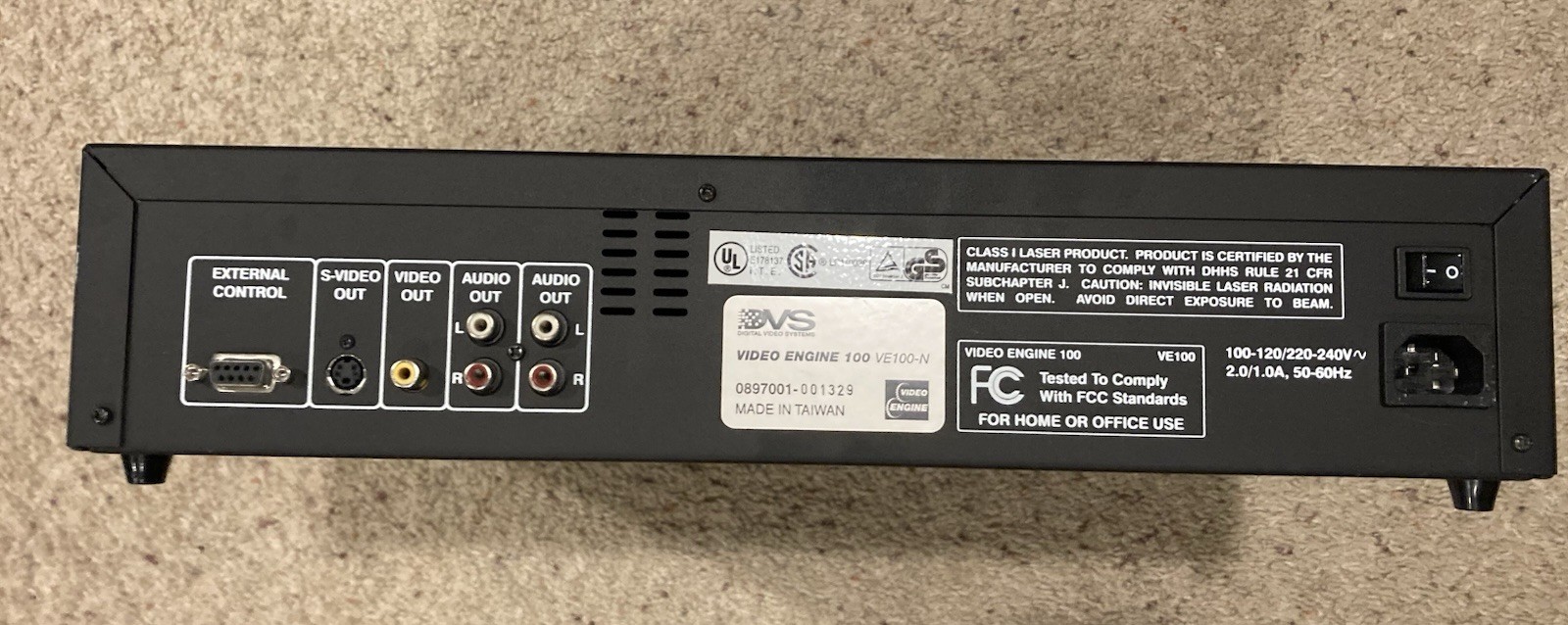 DVS Video Engine 100 (VE100-N) – Professional Broadcast Video Processor –Working