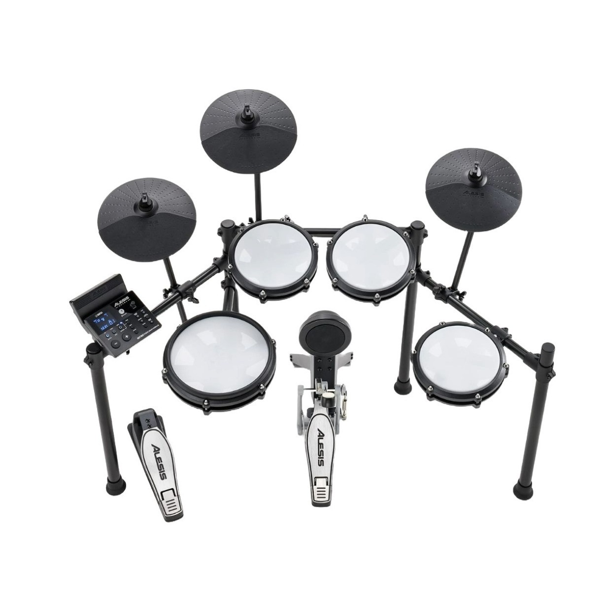 Alesis Nitro Max Kit Electronic Drum Set Bundle with Throne and Headphones