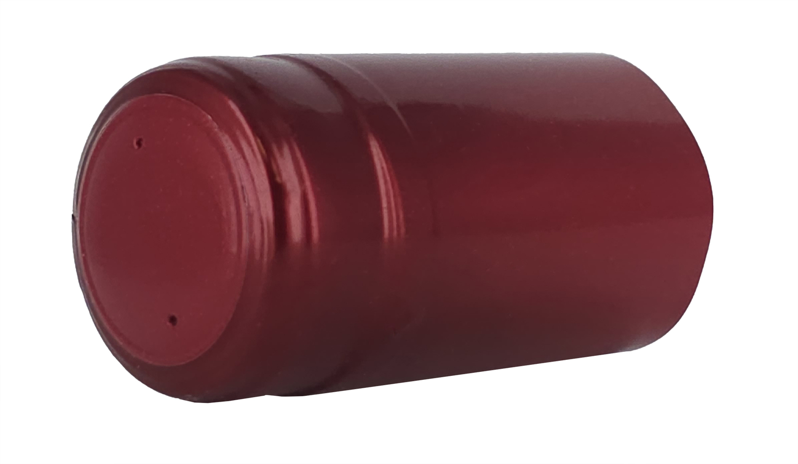 PVC Heat Shrink Capsules W/Tear Tabs-60 Count(Metallic Solid Ruby Red)