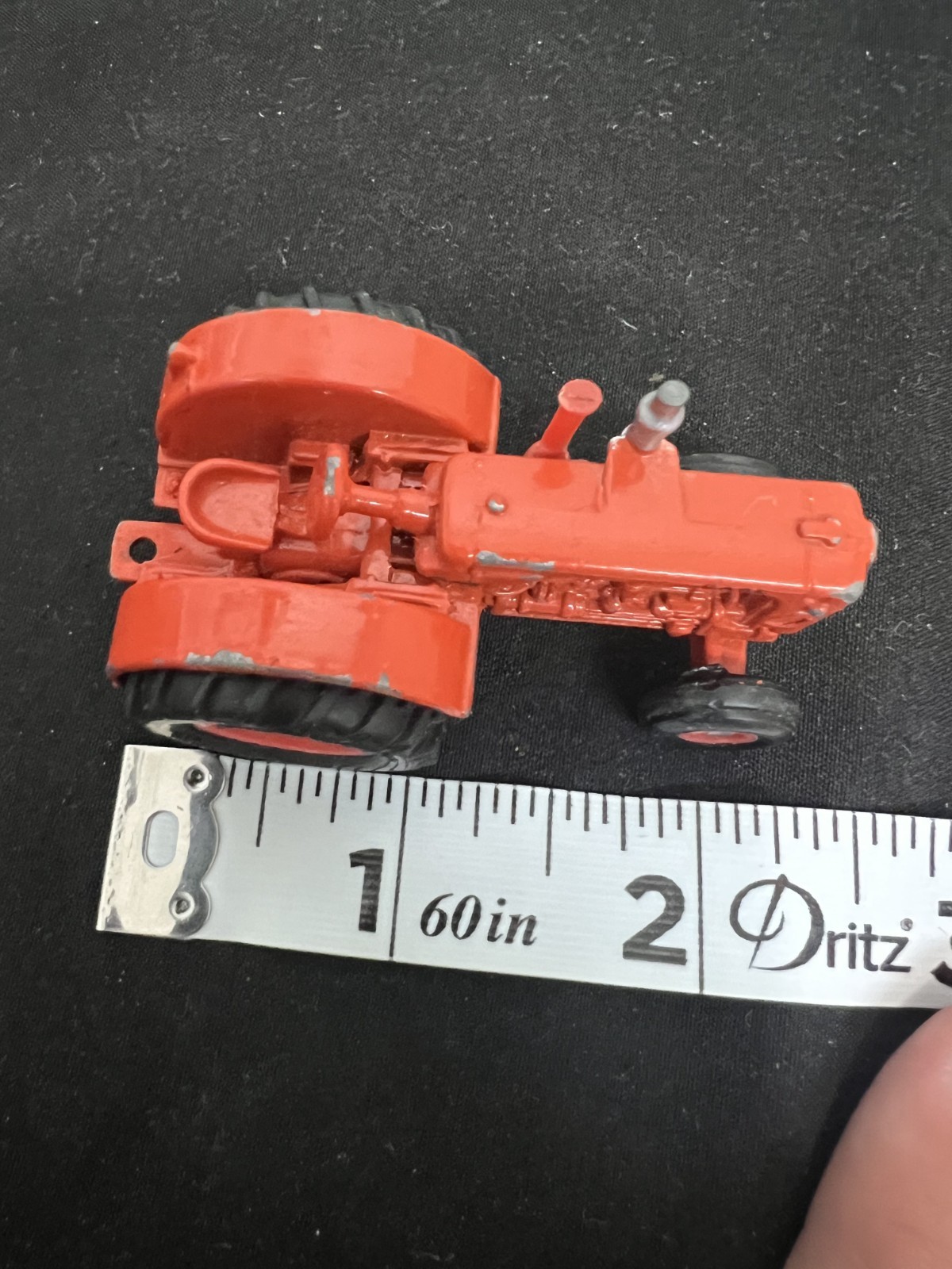 ERTL Red Tractor – Die‑Cast Farm Toy – 2.5" – Used – Shows Signs of Play