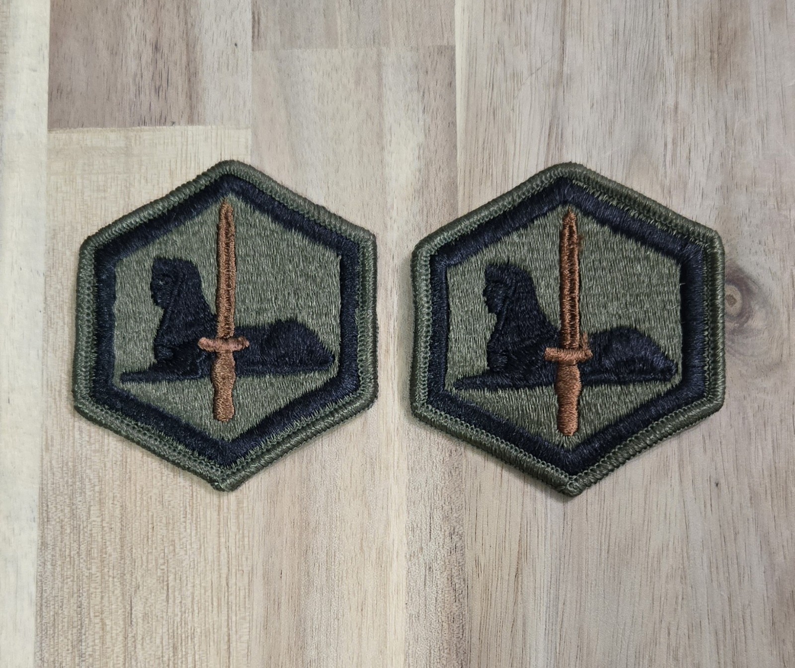 GENUINE U.S. ARMY PATCH: 66TH MILITARY INTELLIGENCE BRIGADE Lot Of 2