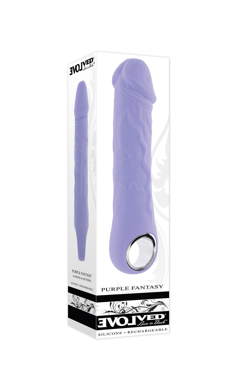 Evolved En-Rs-4851-2 Purple Fantasy Vibrator Silicone Usb Rechargeable