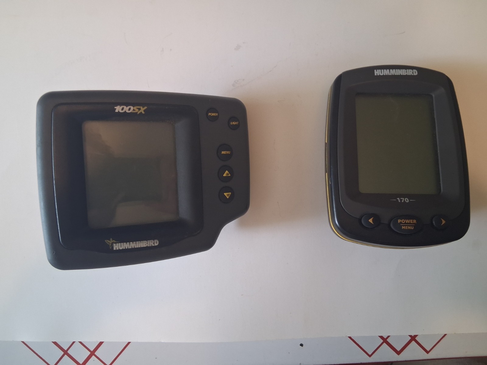 Humminbird 110 Fishin Buddy & Humminbird 100SX UNTESTED NO CABLE COMES WITH BOTH