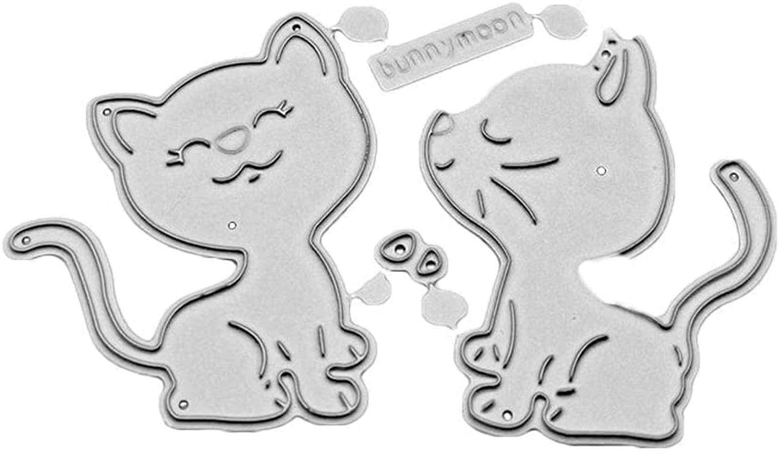 Cats Cutting Dies for Card Making, Cutting Dies Cut Stencils for DIY Scrapboo...