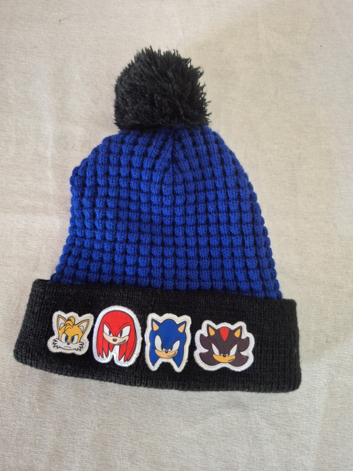 Sonic The Hedgehog Blue Beanie Boys Age 5-13 Childrens Hat