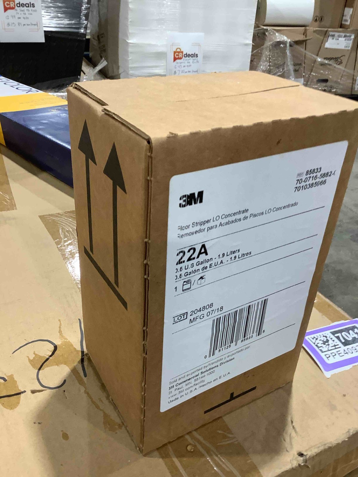 3M 22A Floor Stripper - 1.9L Jug (0.5 gal)