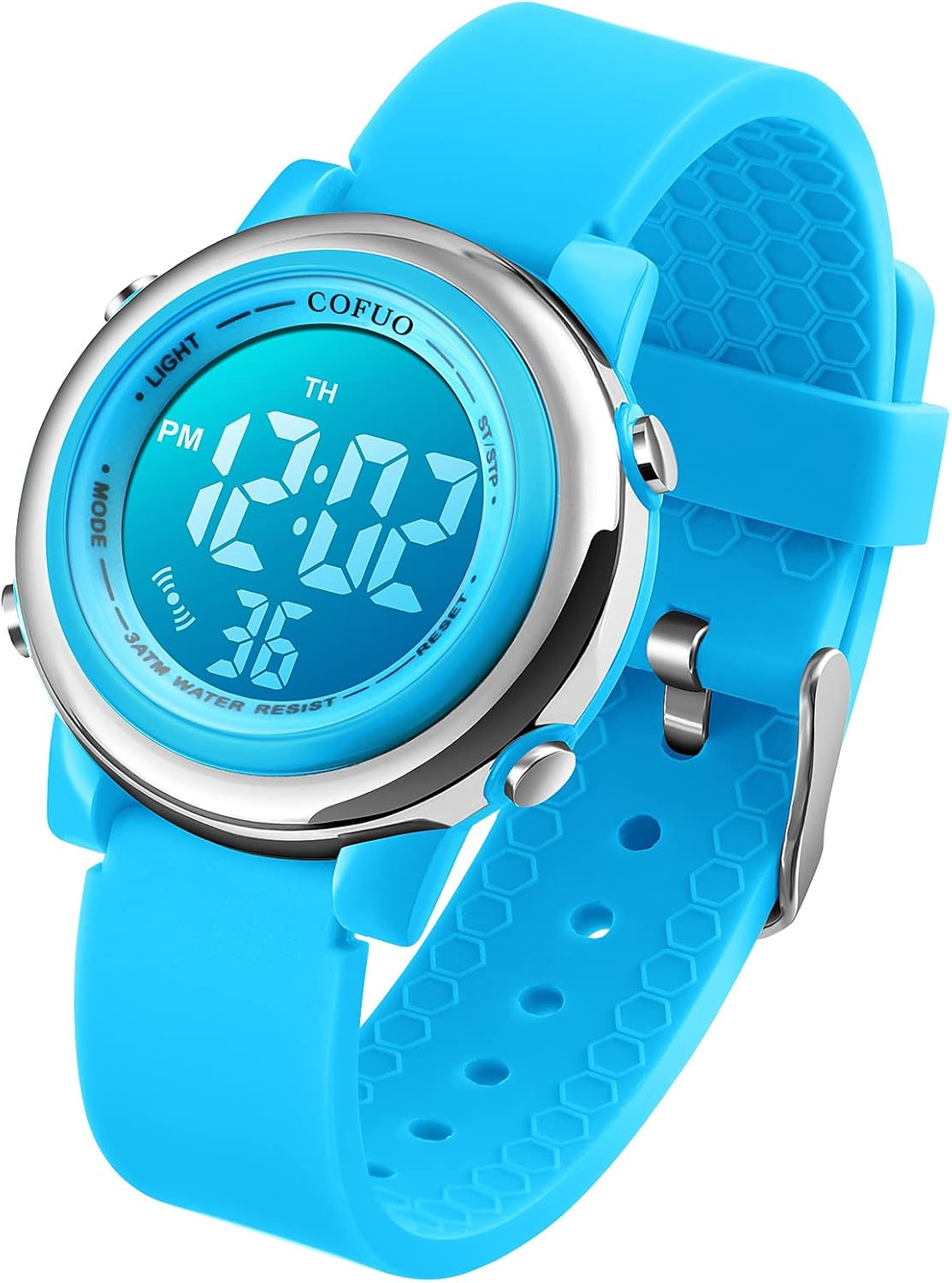 Kids Digital Sport Waterproof Watch for Girls Boys, Kid Sports Outdoor LED Elect