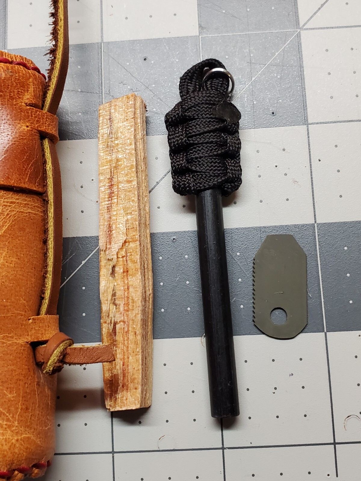 Pocket Fire Kit, Leather Brown