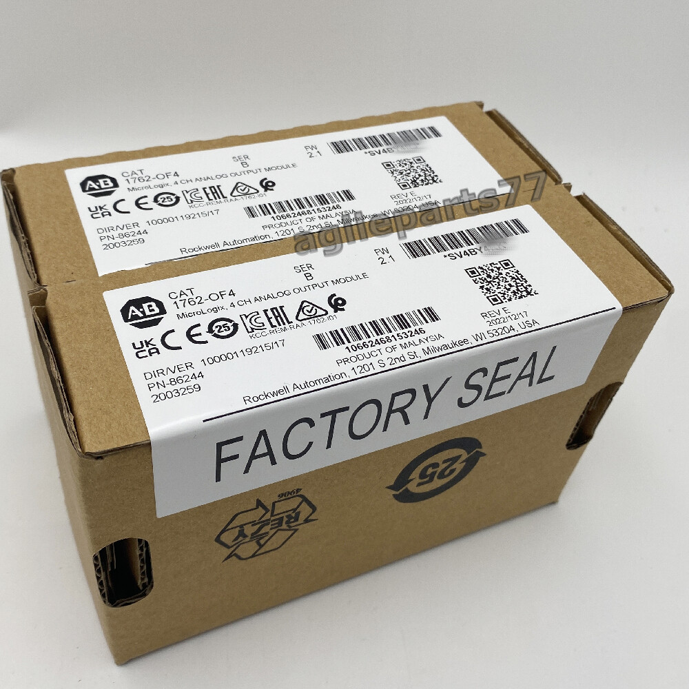 Sealed 1762-OF4 Allen-Bradley MicroLogix 4CH Analog OUTPUT Module 1762OF4 TX