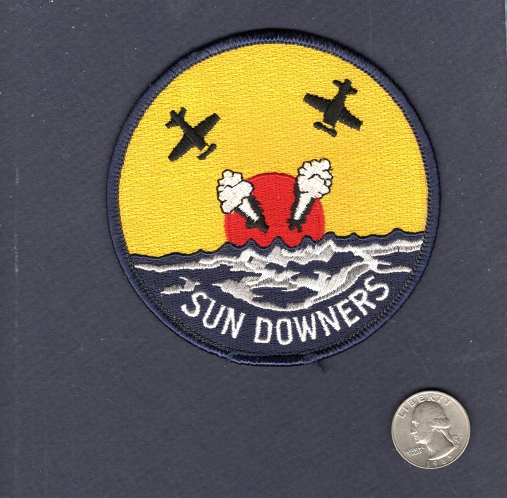 Original VF-111 SUNDOWNERS F-14 TOMCAT US NAVY Fighter Squadron Patch