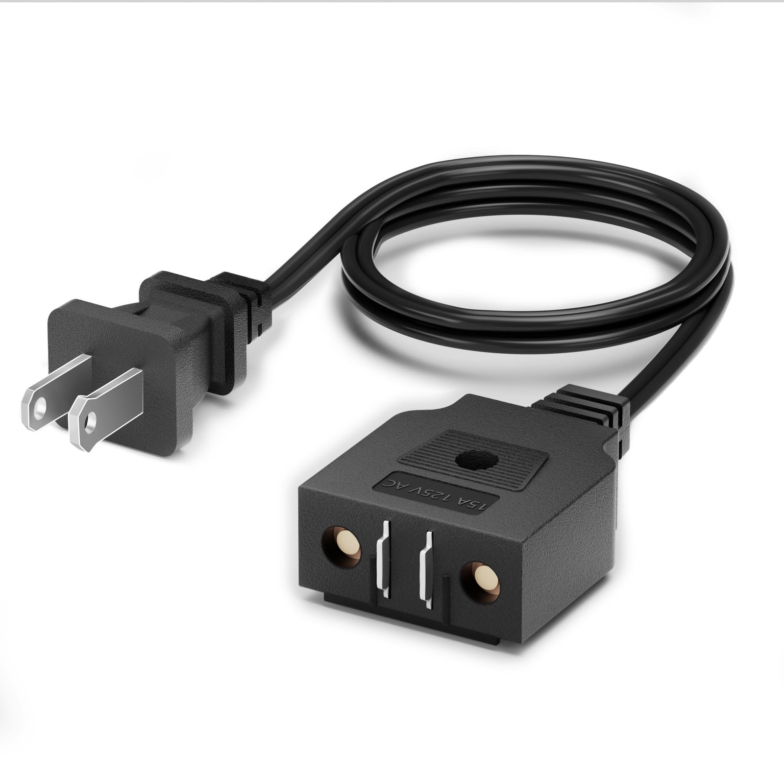 Replacement Deep Fryer Cord 3.28FT 16AWG Magnetic Connectors Dual Flat Cables