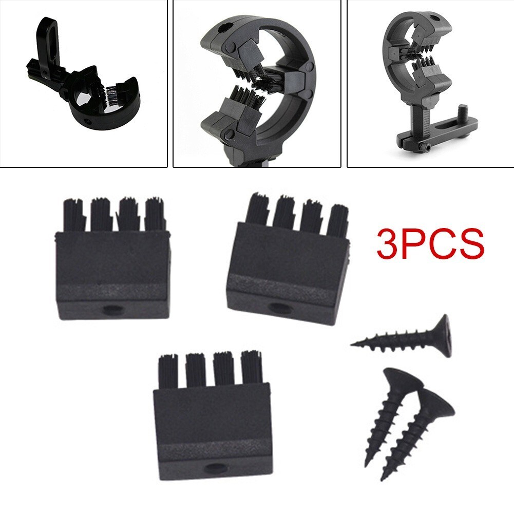 3pcs Replacement Part Brushes With ScrewsFor Hostage Arrow Rest Bow Brush Set