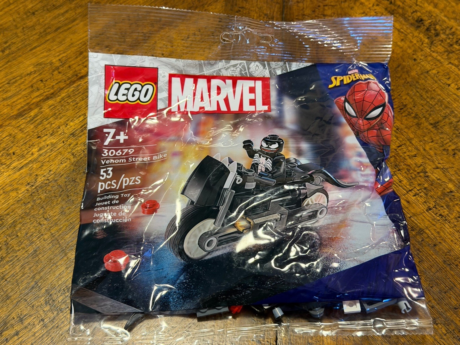 Lego #30679 Venom Street Bike Polybag Set w Marvel SpiderMan Minifigure